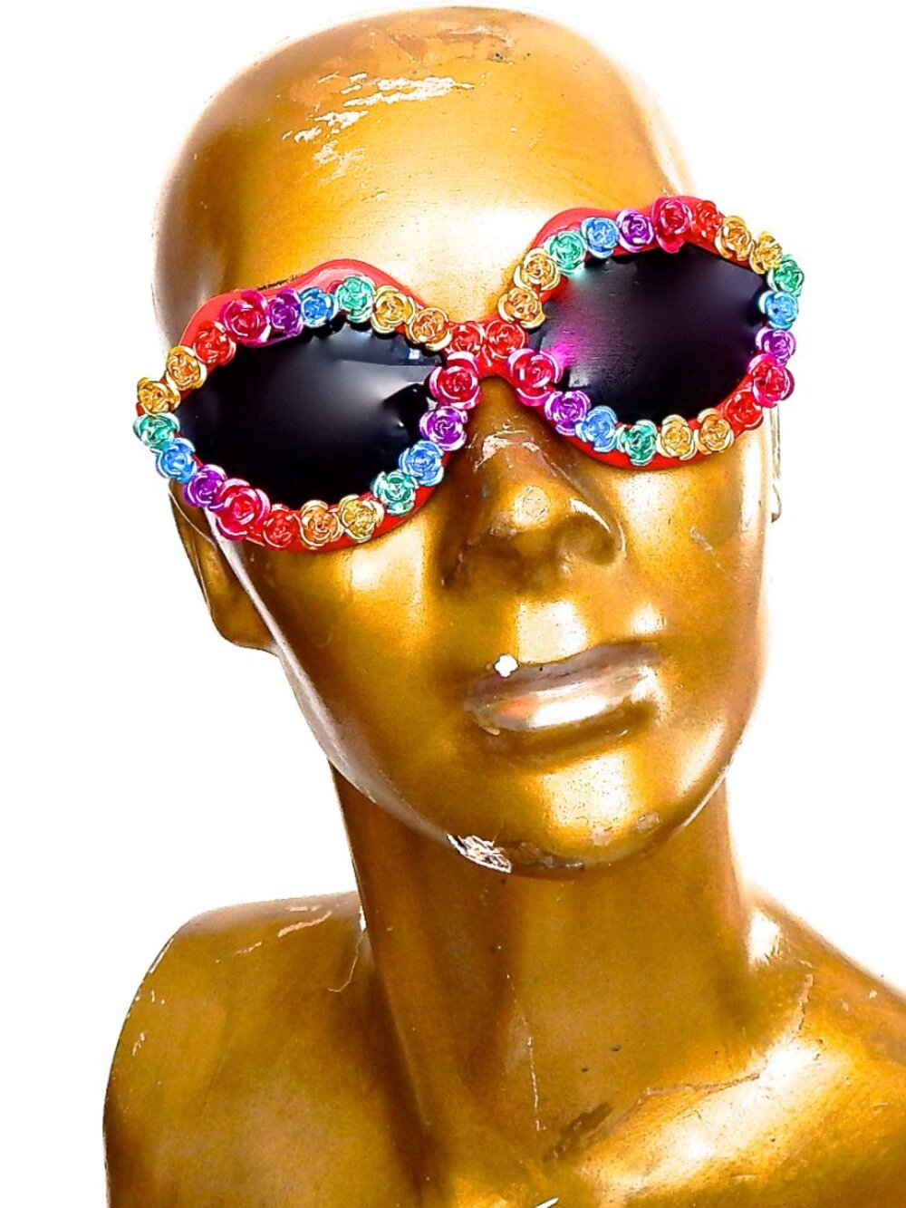 GASOLINE GLAMOUR GROOVE IS IN THE HEART HOT LIPS GLASSES 🌈🪩🔮